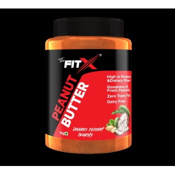 THE FITX Peanut Butter- Jaggery Coconut 1 Kg