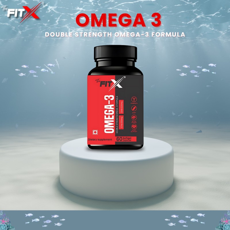 THE FITX Omega 3 Double Fish Oil Soft Gel